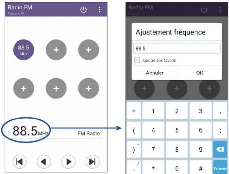 ASUS ZenFone A501CG - Spécifier une fréquence radio spécifique - 1