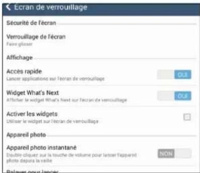ASUS ZenFone A501CG - Personnaliser l'écran de verrouillage - 3