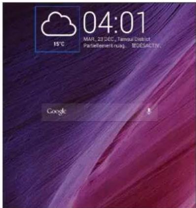 ASUS ZenFone A501CG - Mettre à jour les prévisions météo - 1