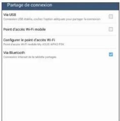 ASUS ZenFone A501CG - Partage de connexion Bluetooth® - 1