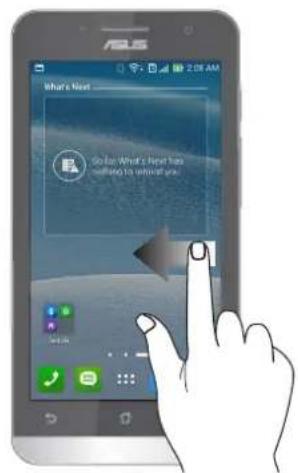 ASUS ZenFone A501CG - Naviguer entre plusieurs pages ou écrans - 1