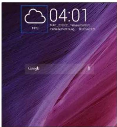 ASUS ZenFone A501CG - Ouvrir l'application Météo - 1
