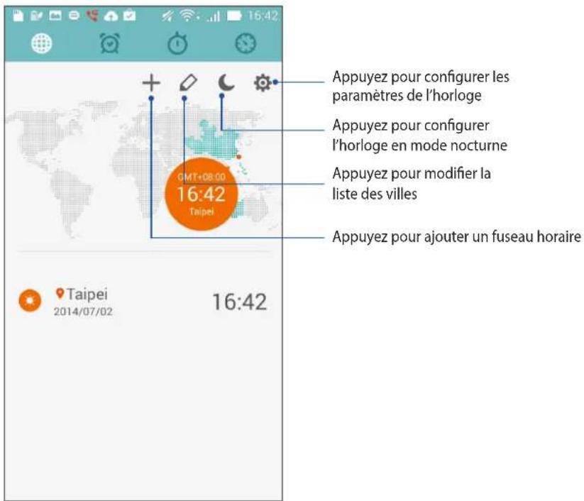 ASUS ZenFone A500KL - Fuseau horaire - 1