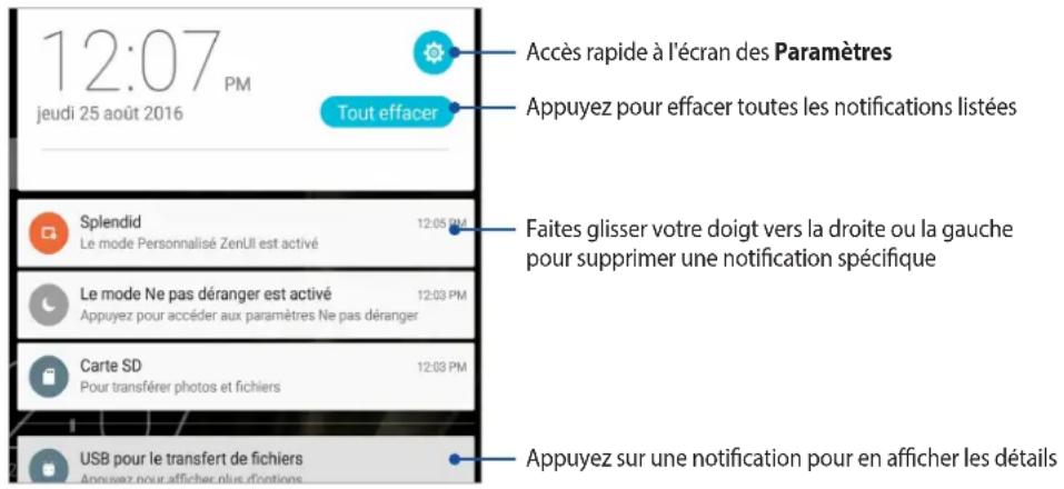 ASUS ZenFone Go ZB690KG - Notifications système - 1