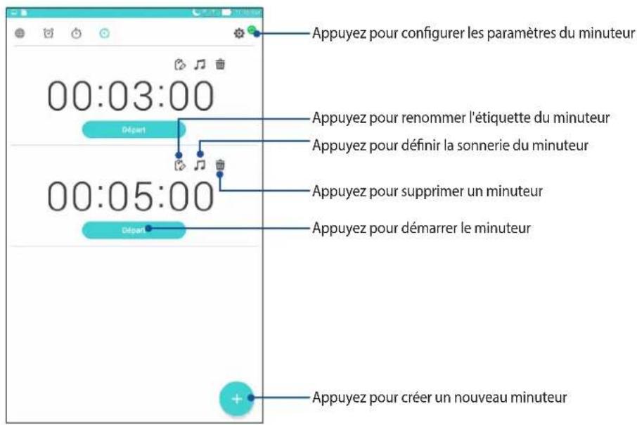 ASUS ZenFone Go ZB690KG - Minuteur - 1
