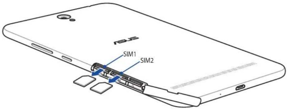 ASUS ZenFone Go ZB690KG - Retirer une carte micro SIM - 2
