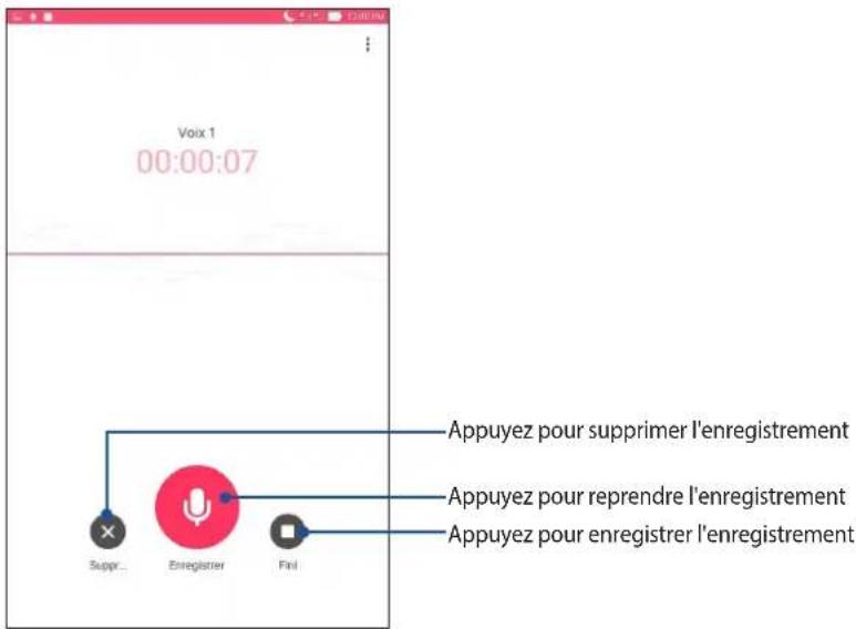 ASUS ZenFone Go ZB690KG - Suspendre un enregistrement - 1