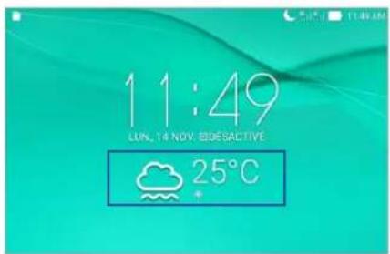ASUS ZenFone Go ZB690KG - Ouvrir l'application Météo - 1