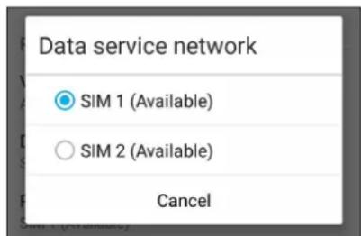 ASUS ZenFone Go TV ZB551KL - Assigner une carte SIM aux services de données - 1
