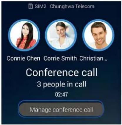 ASUS ZenFone Go TV ZB551KL - Gérer une conférence téléphonique - 1