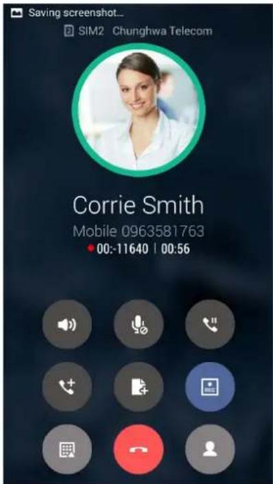 ASUS ZenFone Go TV ZB551KL - Enregistrer un appel - 1