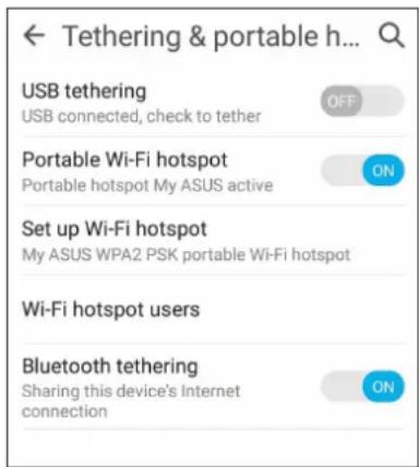 ASUS ZenFone Go TV ZB551KL - Partage de connexion - 2