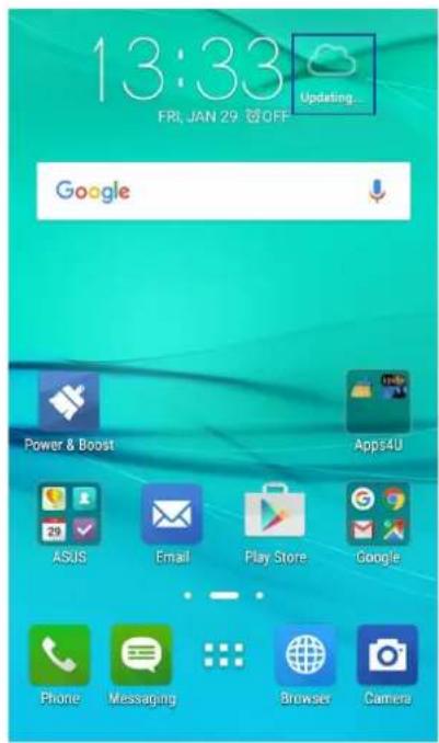 ASUS ZenFone Go TV ZB551KL - Ouvrir l'application Météo - 1