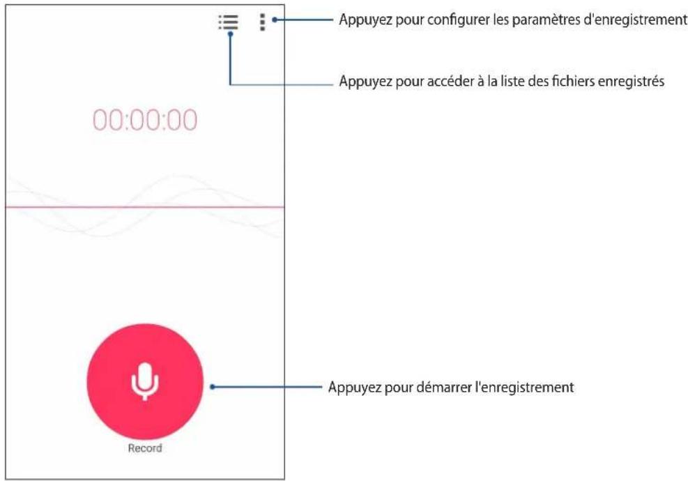 ASUS ZenFone Go TV ZB551KL - Ouvrir le Magnétophone - 1