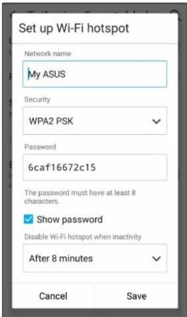 ASUS ZenFone Go TV ZB551KL - Partage de connexion - 1
