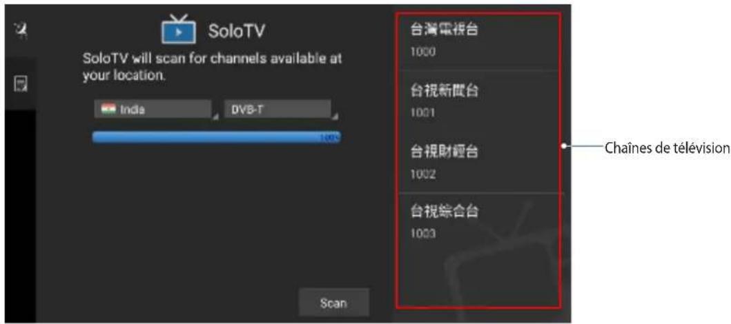 ASUS ZenFone Go TV ZB551KL - Rechercher et enregistrer une chaîne - 5