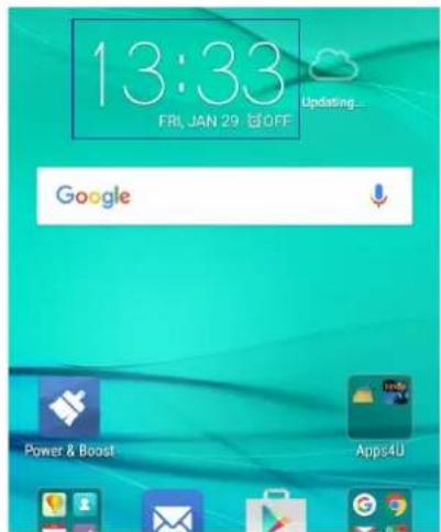 ASUS ZenFone Go TV ZB551KL - Ouvrir l'application Horloge - 1