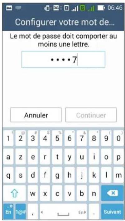 ASUS ZenFone A400CG - Options de verrouillage de l'écran - 3