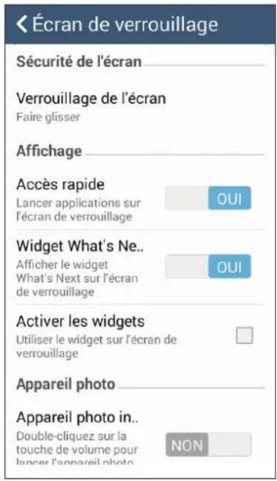 ASUS ZenFone A400CG - Configuration des autres options de sécurité - 1