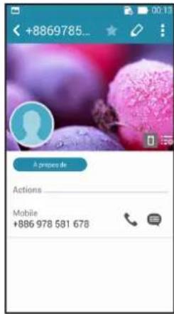 ASUS ZenFone A400CG - Appeler à partir de la liste des contacts - 1