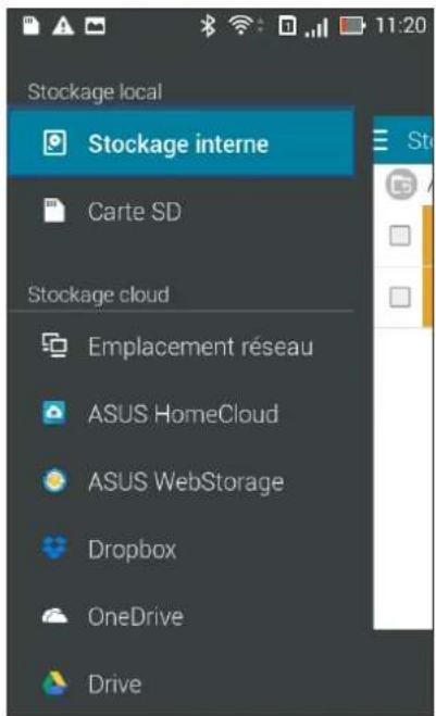 ASUS ZenFone A400CXG - Accéder au support de stockage interne - 3