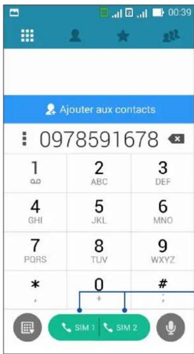 ASUS ZenFone A400CXG - Composer un numéro de téléphone - 1
