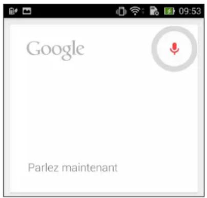 ASUS ZenFone A400CXG - Ouvrir l'application Recherche vocale - 2