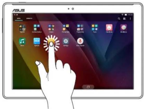 ASUS ZenPad 10 P023 - Ouvrir une application ou selectionner un élément - 1