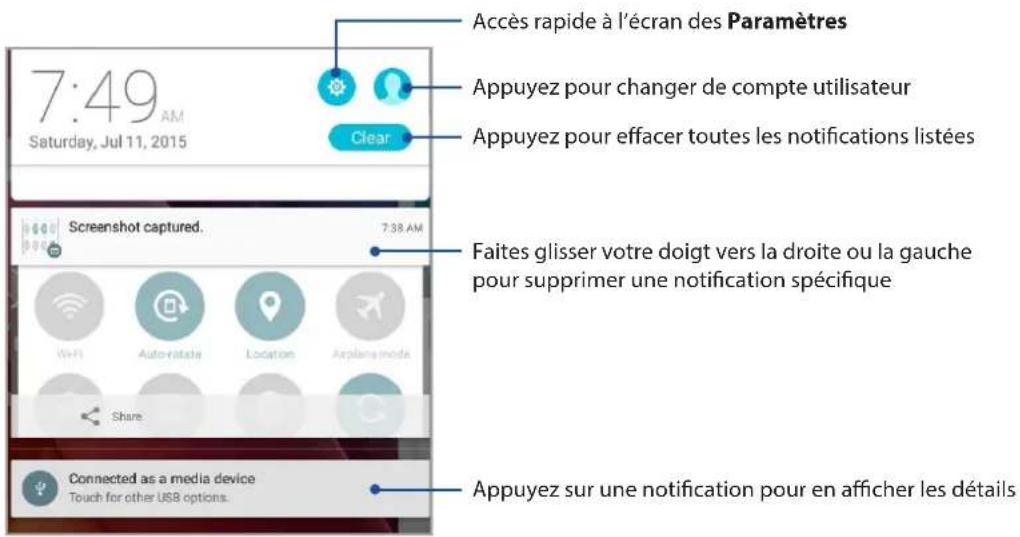 ASUS ZenPad 10 P023 - Notifications système - 1