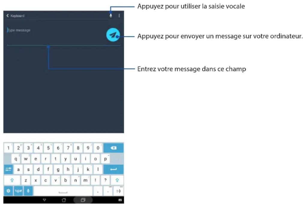 ASUS ZenPad 10 P023 - Saisir du texte - 1
