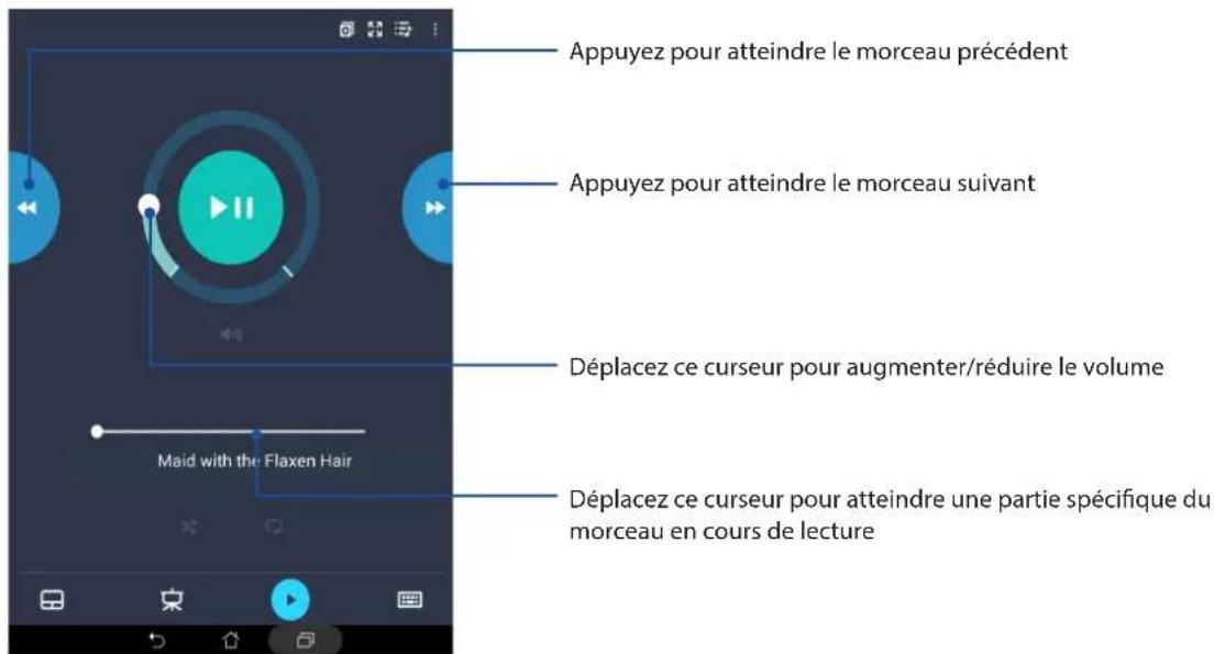 ASUS ZenPad 10 P023 - Gérer la lecture de Windows® Media Player - 1