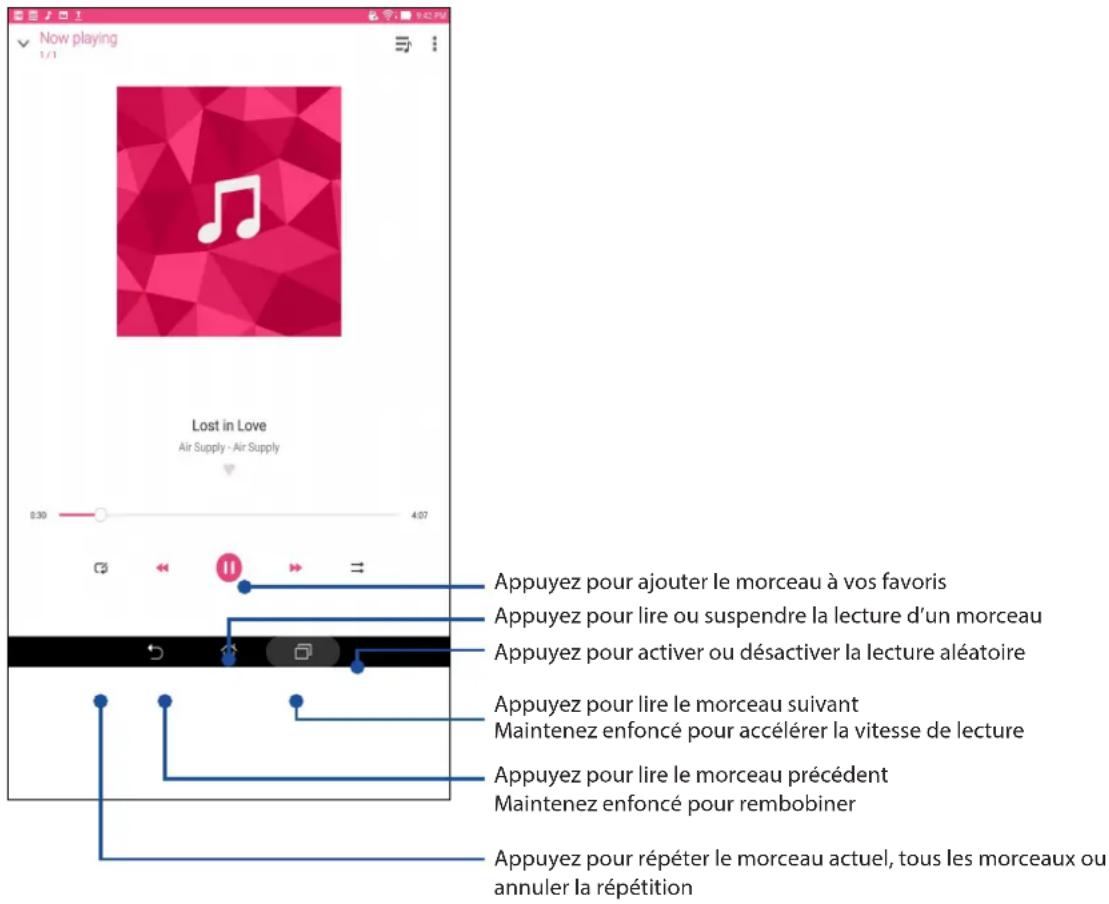 ASUS ZenPad 10 P023 - Écouter de la musique - 1