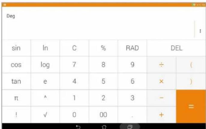 ASUS ZenPad 10 P023 - Écran de la calculatrice - 1