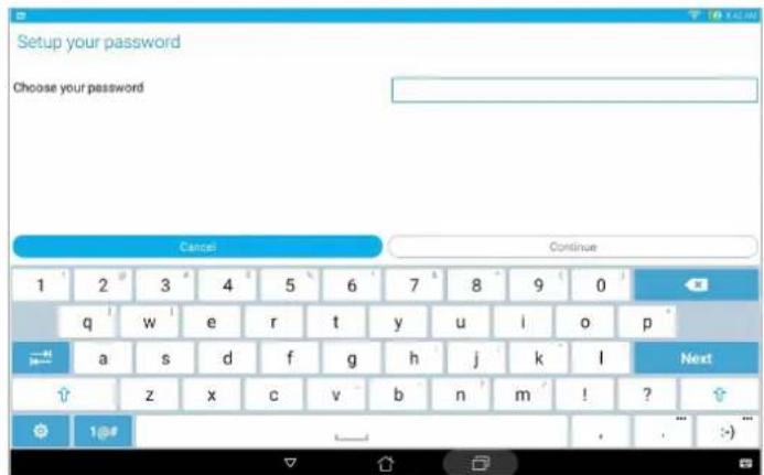 ASUS ZenPad 10 P00C - Mot de passer - 1