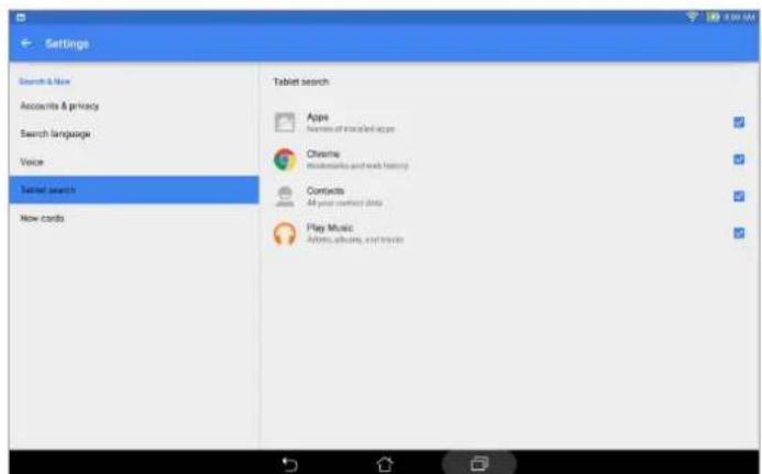 ASUS ZenPad 10 P00C - Personnaliser les paramètres de recherche vocale - 4