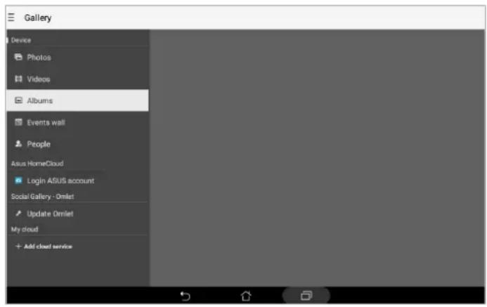 ASUS ZenPad 10 P00C - Acceder aux images de vos reseaux sociaux ou stockées en ligne - 1