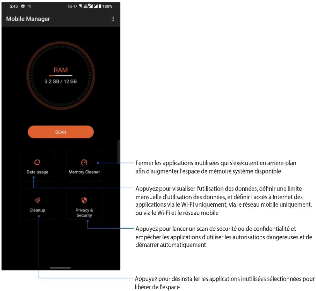 ASUS ROG Phone 6 Pro - Gestionnaire mobile - 1