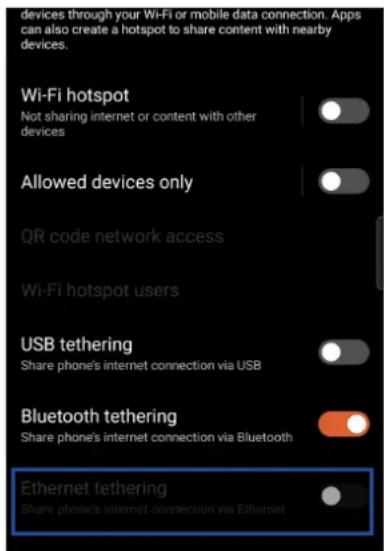 ASUS ROG Phone 6 Pro - Partage de connexion USB - 2