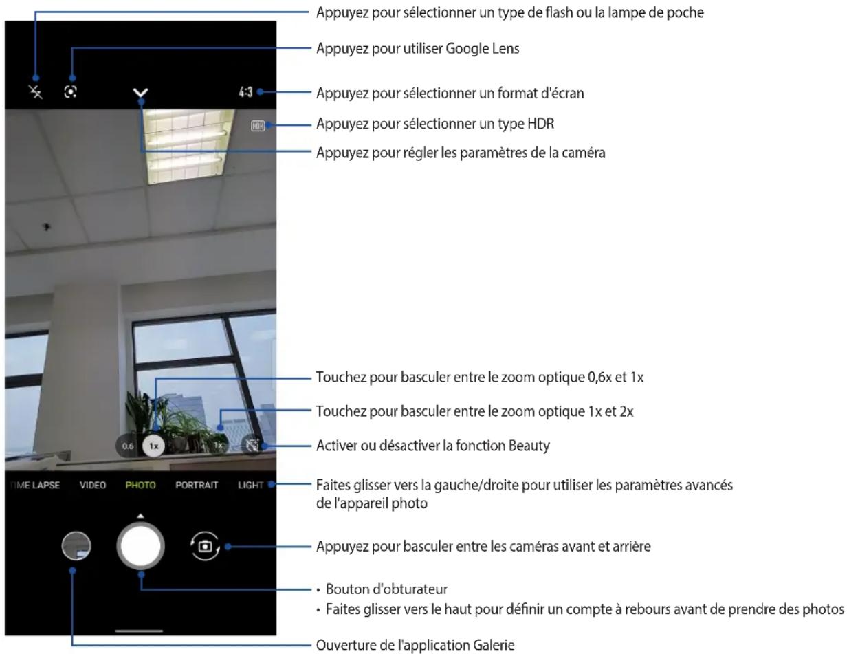 ASUS ROG Phone 6 Pro - Écran d'accueil de l'appareil photo - 1