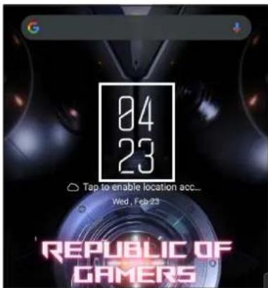 ASUS ROG Phone 6 Pro - Ouvrir l'application Horloge - 1