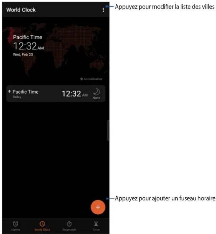 ASUS ROG Phone 6 Pro - Fuseau horaire - 1