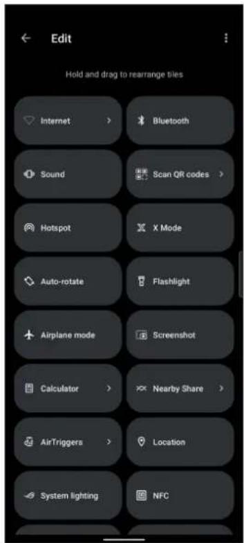 ASUS ROG Phone 6 Pro - Réglages rapides - 2