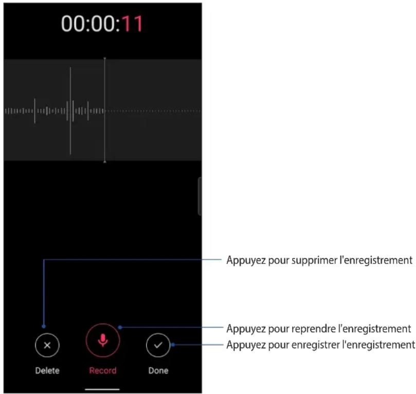 ASUS ROG Phone 6 Pro - Suspendre un enregistrement - 1