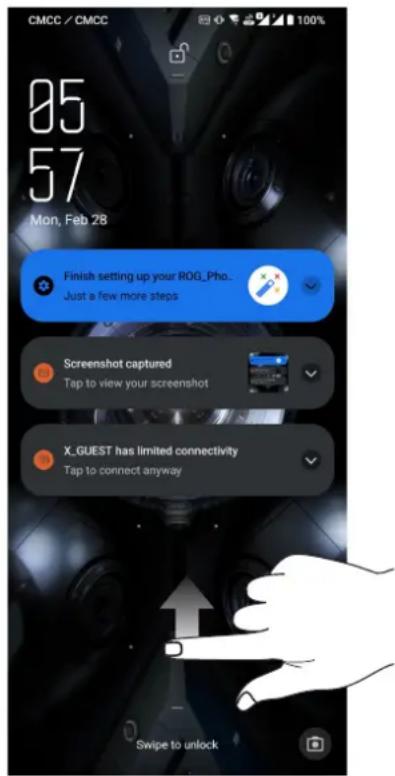 ASUS ROG Phone 6 Pro - Balayer l'écran - 1