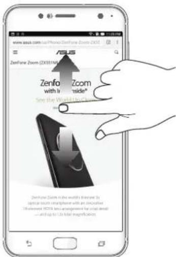 ASUS ZenFone Live ZB553KL - Naviguer entre plusieurs pages ou écrans - 2