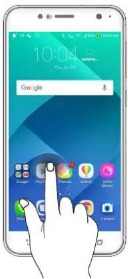 ASUS ZenFone Live ZB553KL - Déplacer ou supprimer un élément - 1
