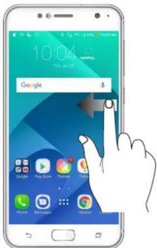 ASUS ZenFone Live ZB553KL - Naviguer entre plusieurs pages ou écrans - 1