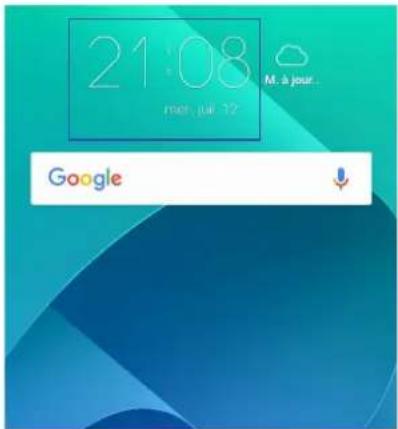 ASUS ZenFone Live ZB553KL - Ouvrir l'application Horloge - 1