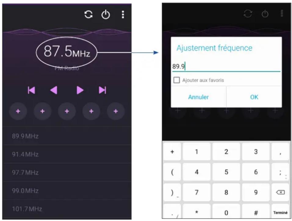 ASUS ZenFone Live ZB553KL - Spécifier une fréquence radio spécifique - 1