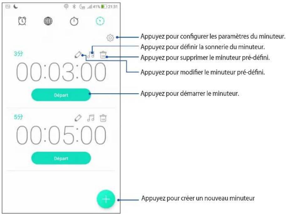 ASUS ZenFone Live ZB553KL - Régler le minuteur - 1